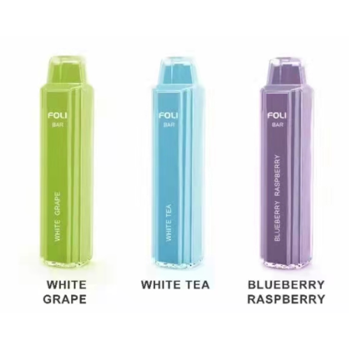 2400 Puffs Vape sekali pakai RGB Glow Colorful Foli